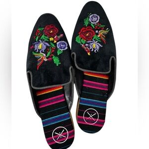 Inkkas Frida slides velvet shoes 10